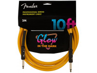 Fender  Professional Series Glow In The Dark 1/4' TS Instrument Cable - 10'